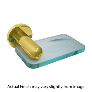 Dallas Soap Dish - Polished Brass