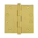 4" Door Hinge - Baldwin - Polished Brass