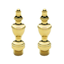 1091 - Hinge Urn Tip - Polished Brass