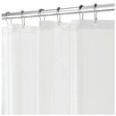 72" Wide x 84" Long - Extra Long Vinyl Shower Curtain Liner - Frosty Clear