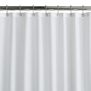 72" x 84" Premium Weight - Extra Long - Shower Curtain Liner - White