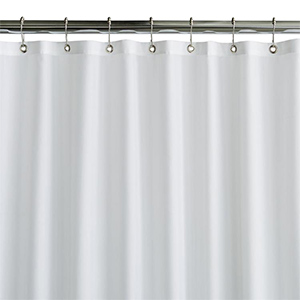 72" x 84" Premium Weight - Extra Long - Shower Curtain Liner - White