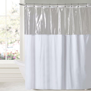 72" Wide x 84" Long - Window Shower Curtain - Extra Long