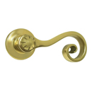 Door Lever - Polished Brass