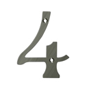 Solid Brass - House Number - Four