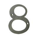 Solid Brass - House Number - Eight