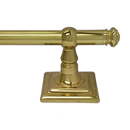 Domus - Caprice - 18" Towel Bar - Polished Brass