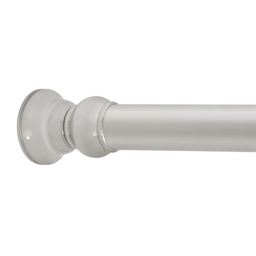 RoundTraditional Polished Nickel Shower Rod