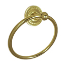 Savannah Towel Ring - Polished Brass