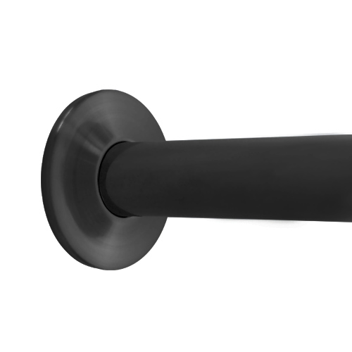 Best Value Flat Black Shower Rod