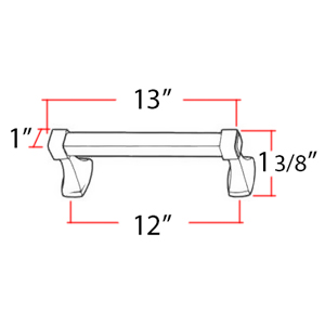 D985-12 - Cube - 12" Appliance Pull