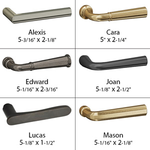 Solid Bronze Gate Latch - Left Handed Doors