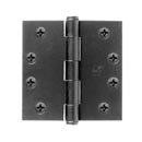 Flat Tip Butt Hinge - Black