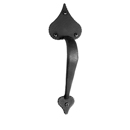 RPKBP - Heart 11" Door Pull - Rough Iron