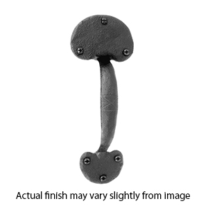 RPLBP - Bean 9 5/8" Door Pull - Rough Iron