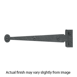 RIYBQ - 6" Bean Strap Hinge - Rough Iron