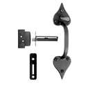 RU9BI - Heart Single Handle Drop Mortise Latch