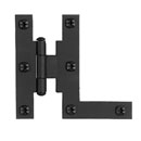 AH4BQ - H-L Cabinet 3/8" Offset Hinge - Smooth Iron