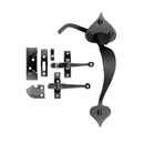 AT8BR/RSCBR - Heart Rim Latch for Passage or Closet/Storm doors