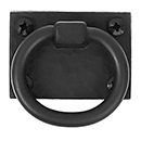 APABP - Smooth Iron - Ring Pull for Interior Use - Black