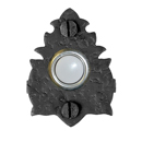 WMKBP - Warwick Door Bell Button - Rough Iron