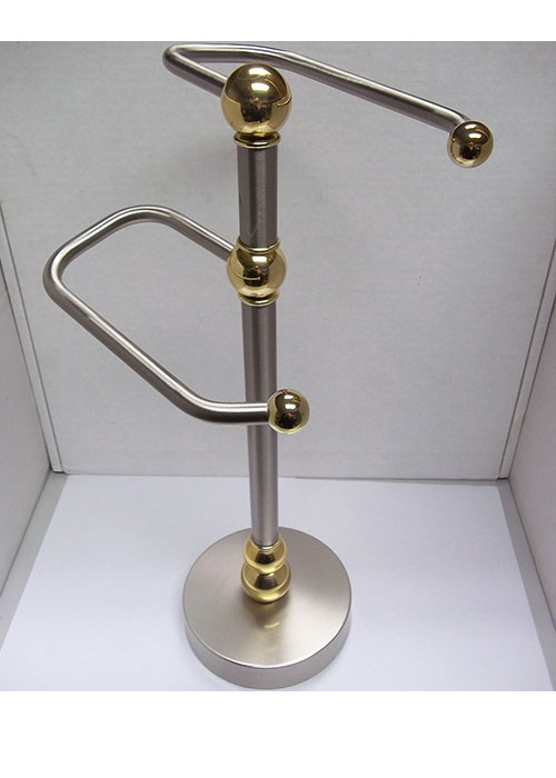 Allied Brass Countertop Hand Towel Holder Nickel Brass