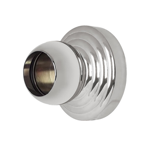 Deluxe Waverly Polished Nickel Shower Rod