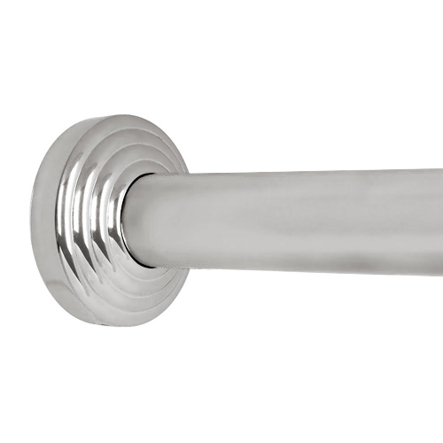 48" Shower Rod Waverly Polished Nickel