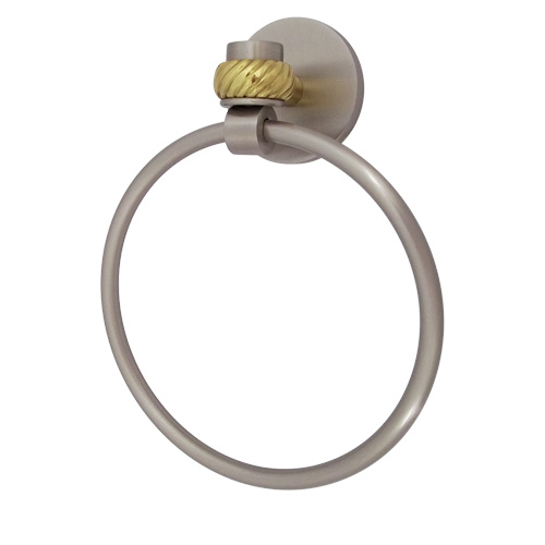 Two tone towel ring deals
