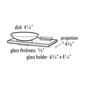 A7530 - Arch - Soap Dish & Holder