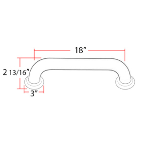 A6724/A0018 - Charlie's - 18" Grab Bar