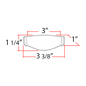 A626-3 - Charlie's - 3" Cup Pull