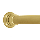 36" Shower Rod - Charlie's - Satin Brass