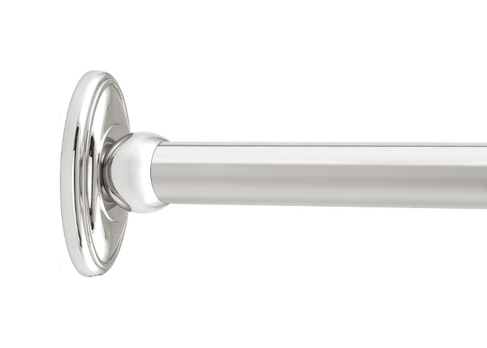 Classic Traditional - Shower Rod - Polished Nickel