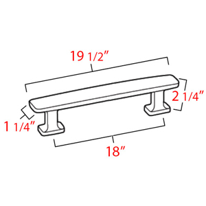 D252-18 - Cloud - 18" Appliance Pull