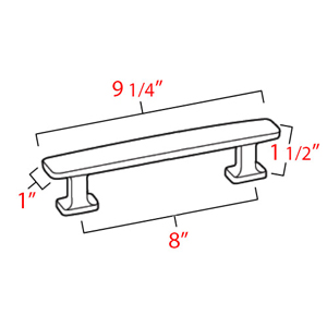 D252-8 - Cloud - 8" Appliance Pull