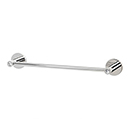 C8320-24 - Contemporary Round Crystal - 24" Towel Bar