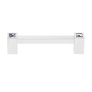 C718-6 - Contemporary Square Crystal - 6" Cabinet Pull