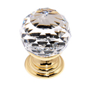 C210 - Swarovski Crystal I - Spherical Knob