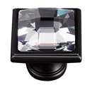 C212 - Swarovski Crystal II - Large Crystal Square Knob