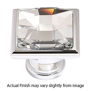 C212 - Swarovski Crystal II - Large Crystal Square Knob
