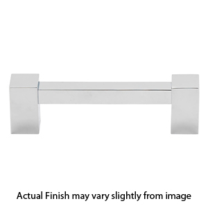 A718-4 - Contemporary Square - 4" Cabinet Pull