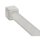 36" Shower Rod - Cube - Polished Nickel