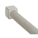 36" Shower Rod - Cube - Satin Nickel