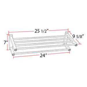 A6526-24 - Cube - 24" Towel Rack