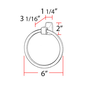 A6540 - Cube - Towel Ring