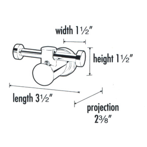 A8786 - Infinity - Double Robe Hook