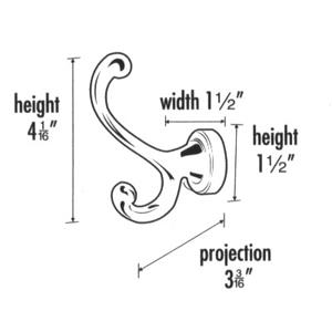 A8799 - Infinity - Robe Hook