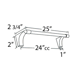 A6820-24 - Luna - 24" Towel Bar