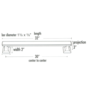 A7420-30 - Manhattan - 30" Towel Bar